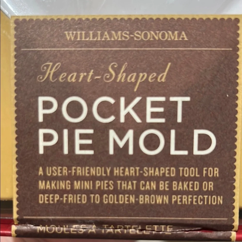 Williams-Sonoma Heart-Shaped Pocket Pie Mold